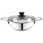 Le Wàre TriPly Kadai 260 with Glass Lid