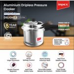 Impex Aluminium Pressure Cooker - 3 Litre - Dripless (Delight 3) (Super Store Exclusive)